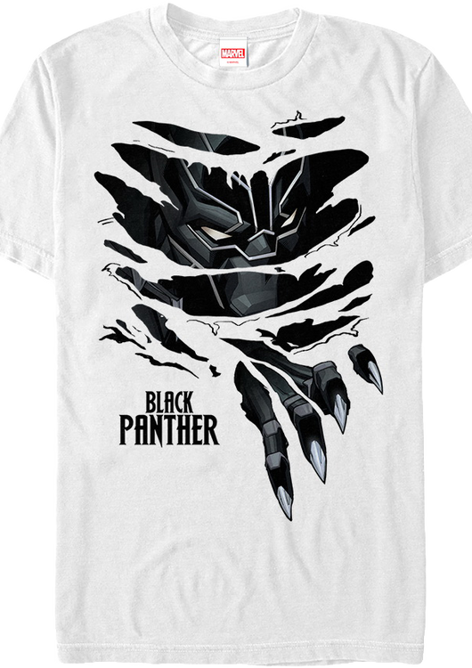 Ripped Black Panther T-Shirt - main product image