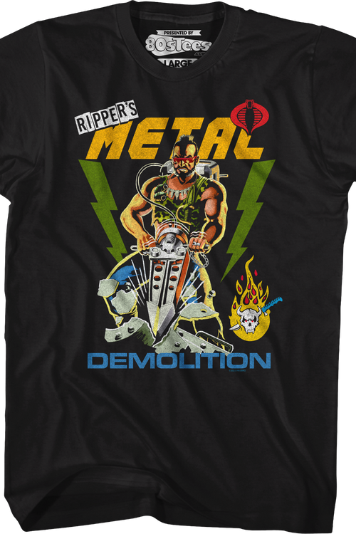 Ripper's Metal Demolition GI Joe T-Shirtmain product image