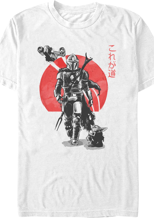 Rising Sun The Mandalorian Star Wars T-Shirt - main product image