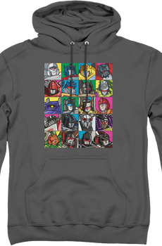 Robot Collage Transformers Hoodie
