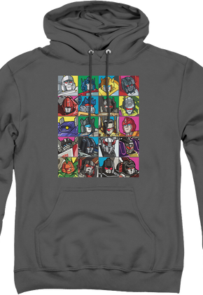 Robot Collage Transformers Hoodie
