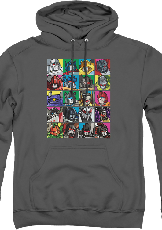 Robot Collage Transformers Hoodie - main product image