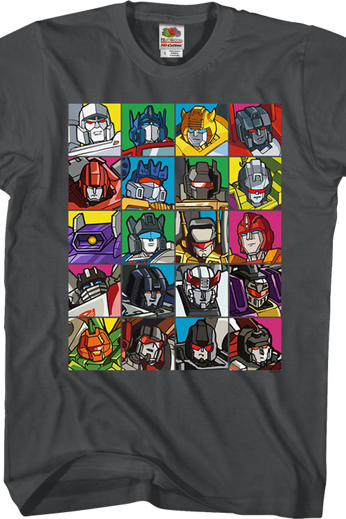 Robot Collage Transformers T-Shirt - main product image