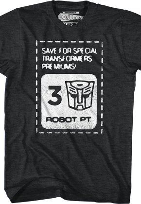 Robot Points Transformers T-Shirt