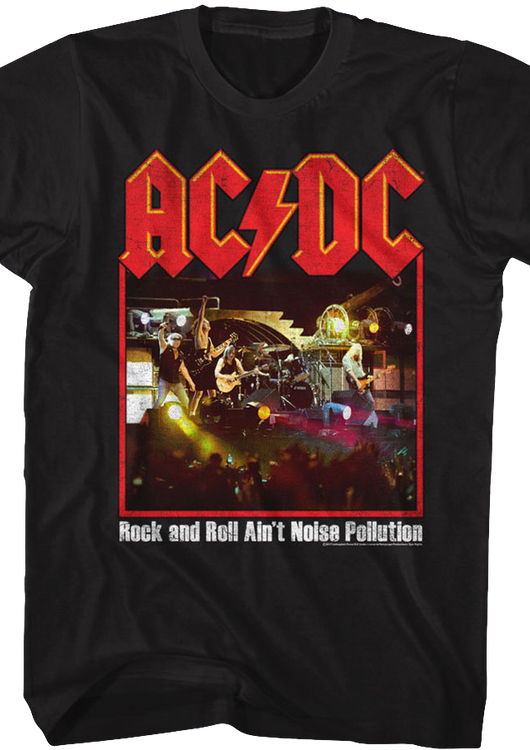 Rock and Roll Ain't Noise Pollution ACDC T-Shirt - main product image