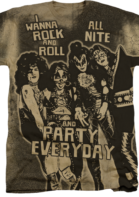 Rock and Roll All Nite KISS T-Shirt - main product image