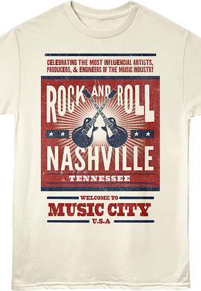 Rock And Roll Nashville Tennessee T-Shirt