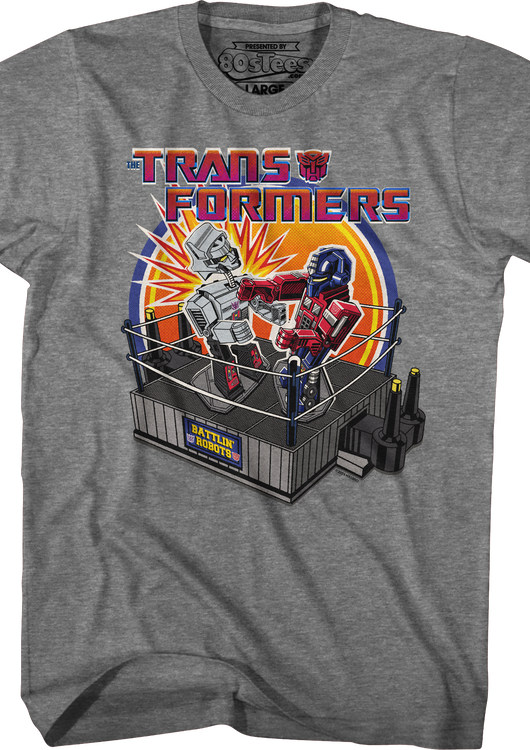 Rock 'Em Sock 'Em Robots Transformers T-Shirt - main product image