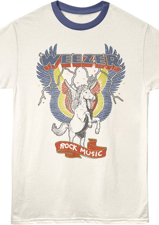 Rock Music Weezer Ringer Shirt - main product image