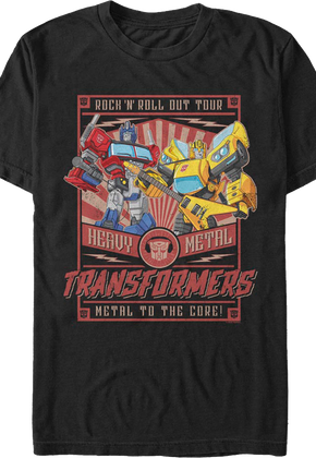 Rock 'N' Roll Out Tour Transformers T-Shirt