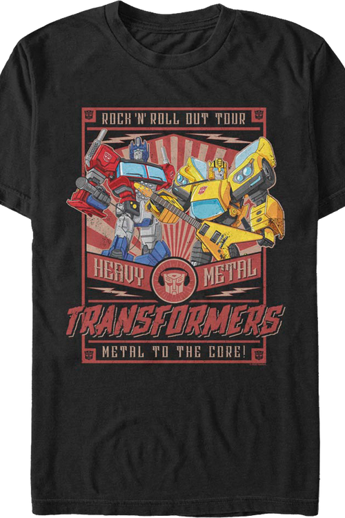 Rock 'N' Roll Out Tour Transformers T-Shirtmain product image