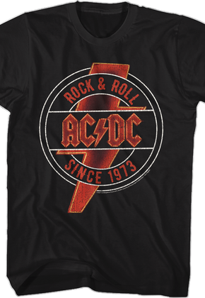 Rock & Roll Since 1973 ACDC Shirt