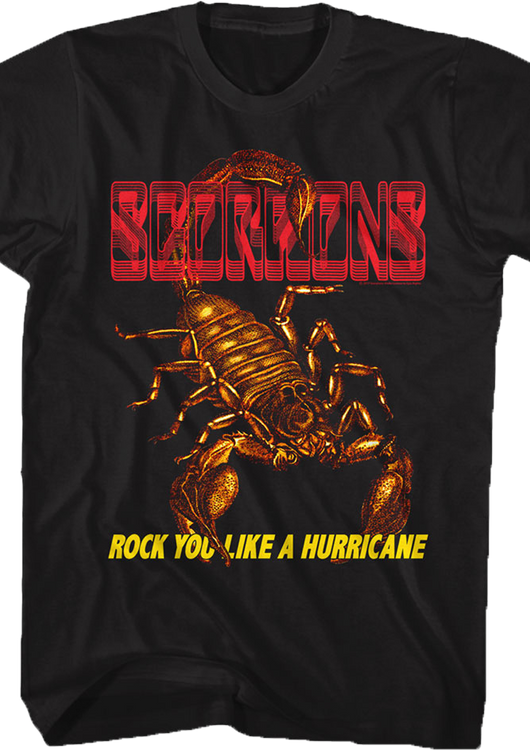 Rock You Like A Hurricane Scorpions T-Shirt - main product image