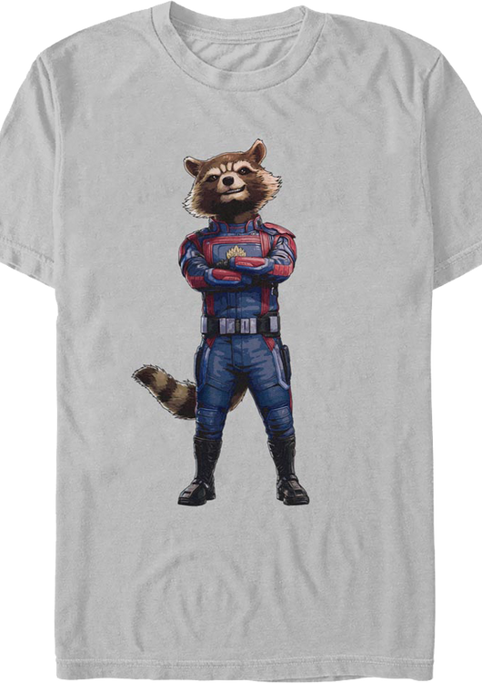 Rocket Raccoon Guardians Of The Galaxy Vol. 3 T-Shirt - main product image