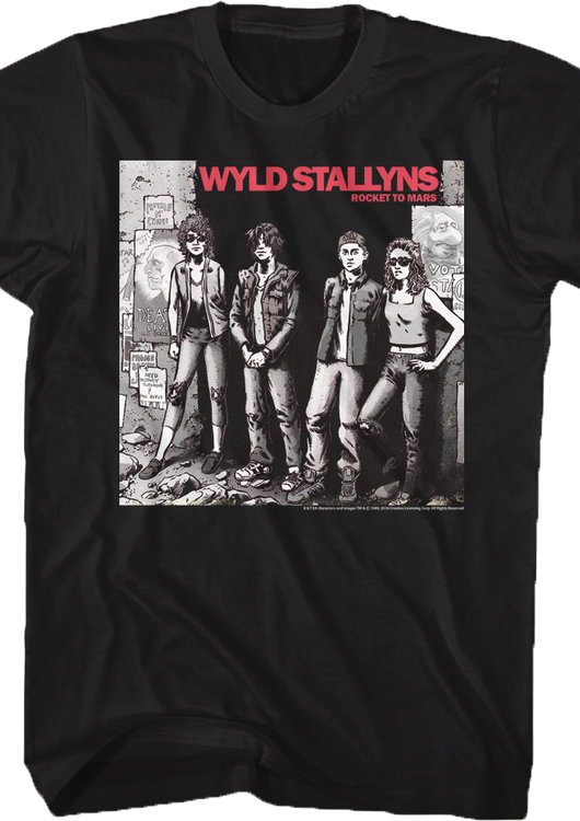 Rocket To Mars Wyld Stallyns T-Shirt - main product image