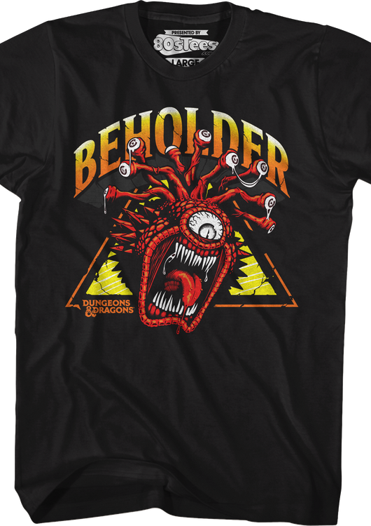 Rockin' Beholder Dungeons & Dragons T-Shirt - main product image
