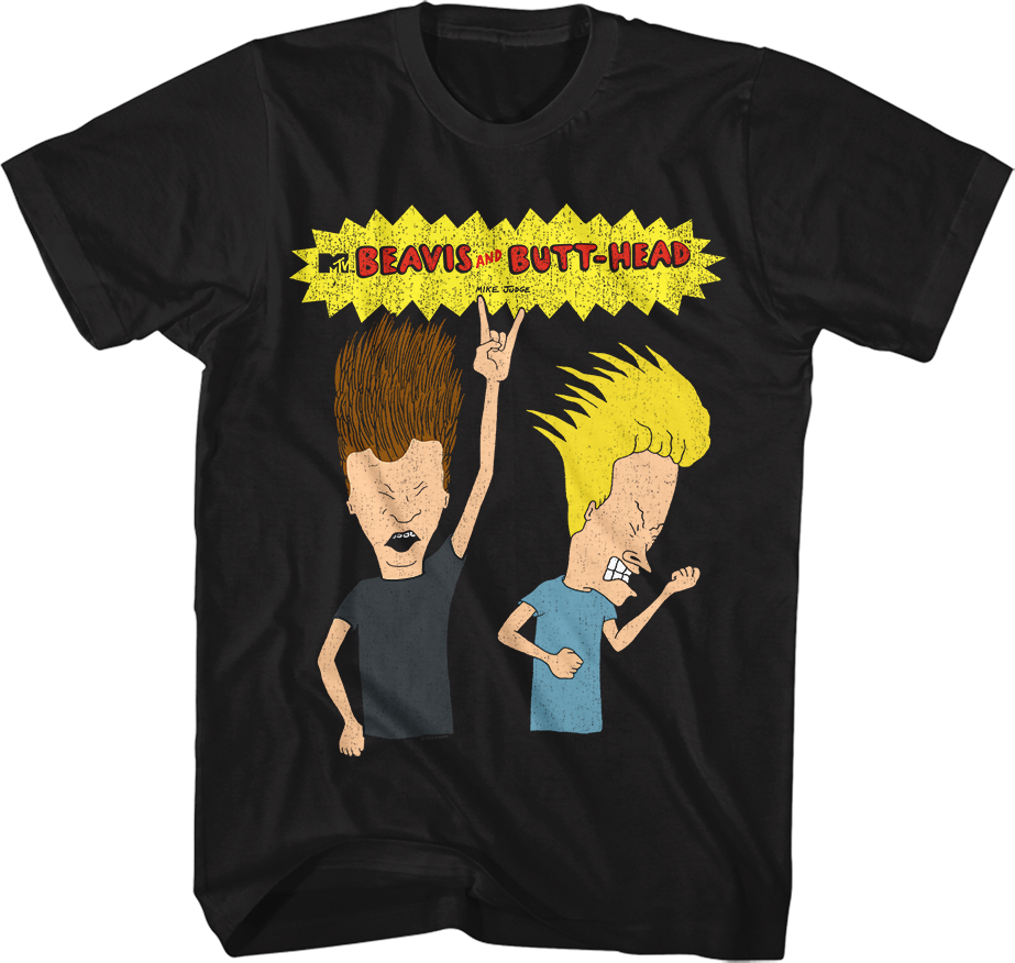 Rockin' Out Beavis And Butt-Head T-Shirt