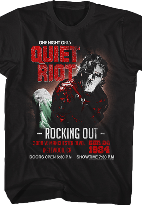 Rocking Out Quiet Riot T-Shirt