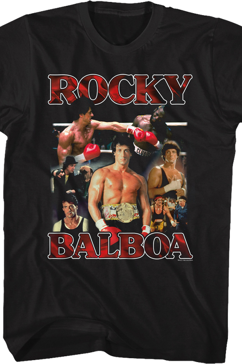 Rocky Balboa Collage Rocky III T-Shirtmain product image