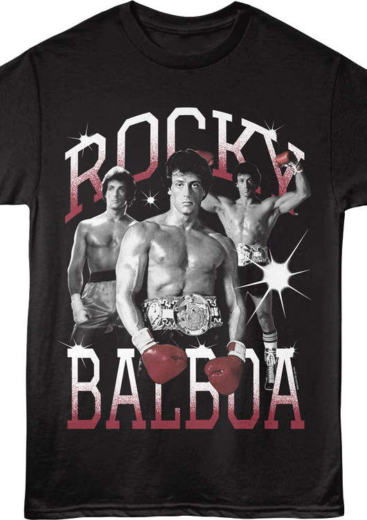Rocky Balboa Poses Rocky T-Shirt - main product image