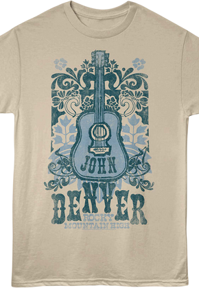 Rocky Mountain High Guitar John Denver T-Shirt