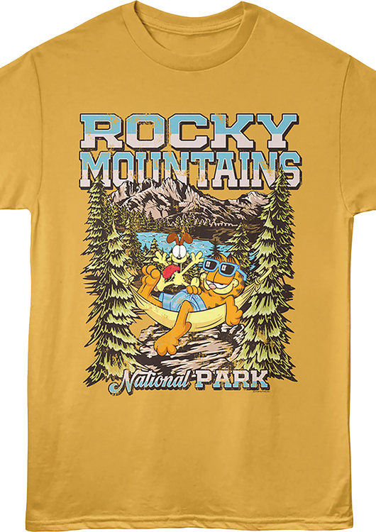 Rocky Mountains National Park Garfield T-Shirt - main product image