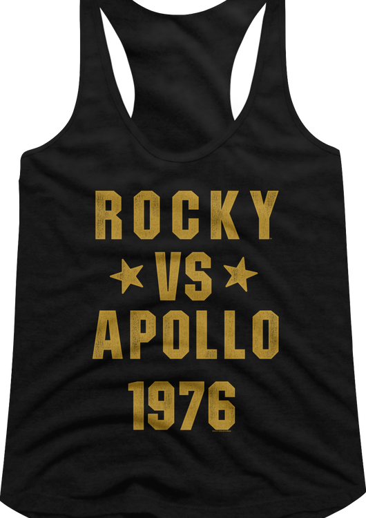 Ladies Rocky vs Apollo 1976 Rocky Racerback Tank Top - main product image