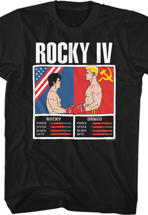 Rocky vs Drago Video Game Rocky IV T-Shirt