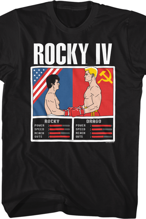 Rocky vs Drago Video Game Rocky IV T-Shirtmain product image