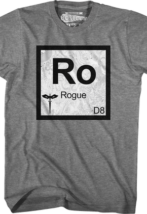 Rogue Element Symbol Dungeons & Dragons T-Shirt