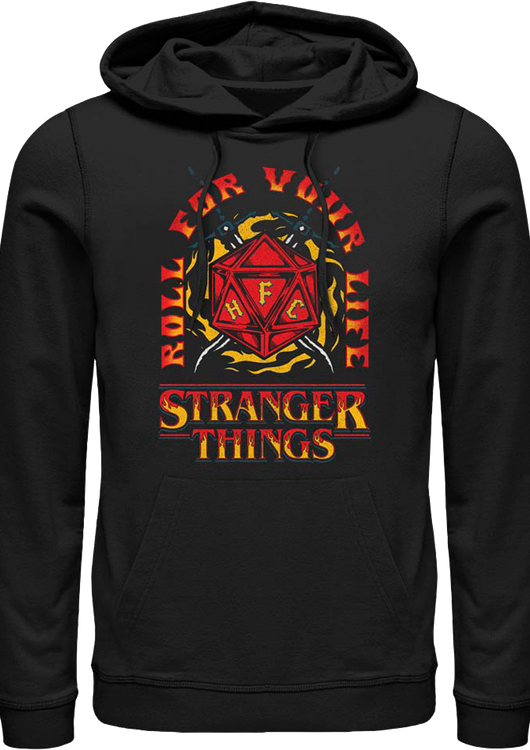 Roll For Your Life Stranger Things Hoodie - main product image