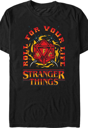 Roll For Your Life Stranger Things T-Shirt