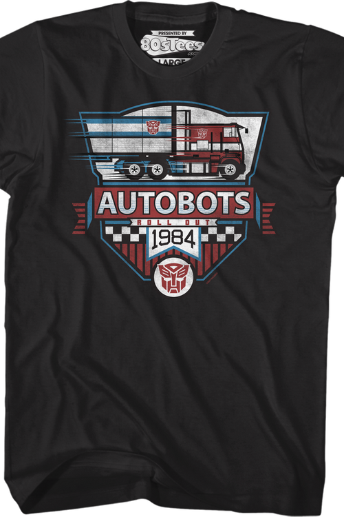 Roll Out 1984 Transformers T-Shirtmain product image