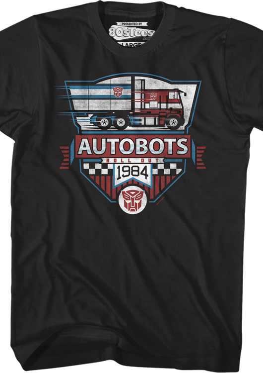 Roll Out 1984 Transformers T-Shirt - main product image