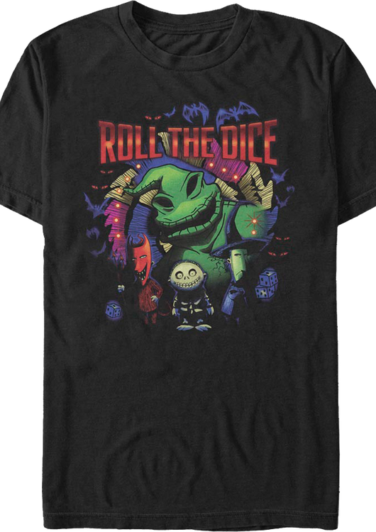 Roll The Dice Nightmare Before Christmas T-Shirt - main product image