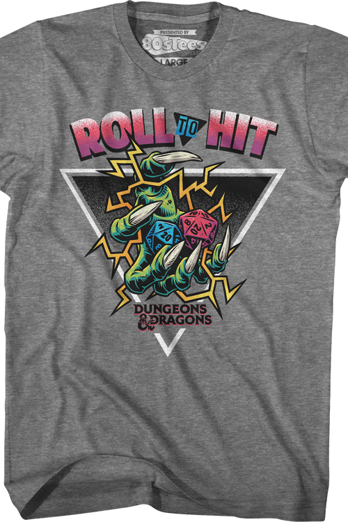 Roll To Hit Dungeons & Dragons T-Shirtmain product image
