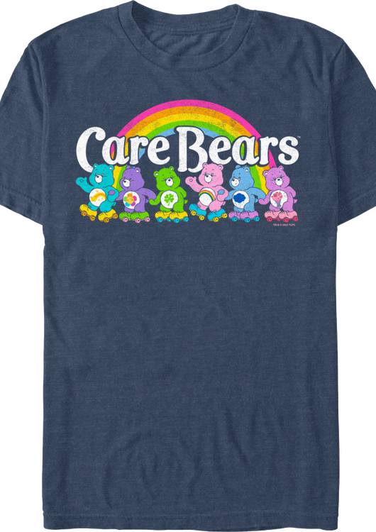 Roller Skating Care Bears T-Shirt - main product image