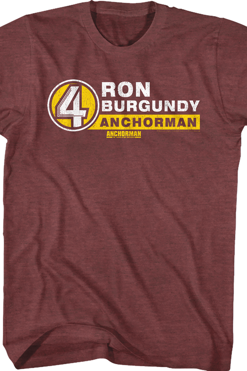 Ron Burgundy Anchorman T-Shirtmain product image