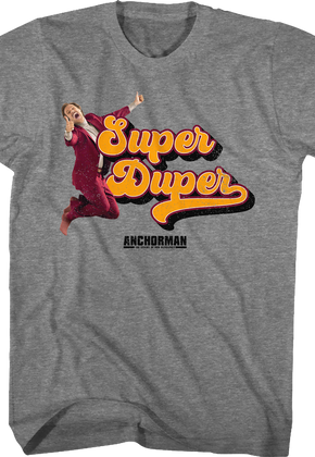 Ron Burgundy Super Duper Anchorman T-Shirt