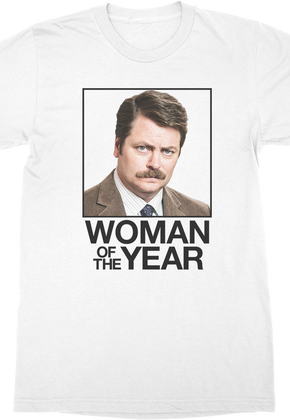 Ron Swanson Woman of the Year Parks and Recreation T-Shirt