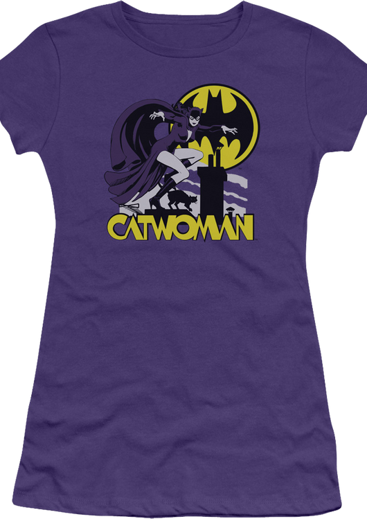 Ladies Rooftop Catwoman DC Comics Shirt - main product image