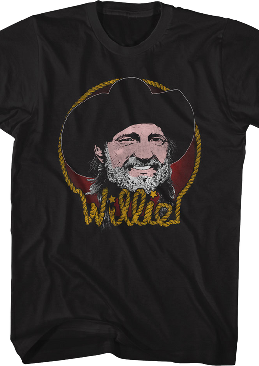 Rope Name Willie Nelson T-Shirt - main product image