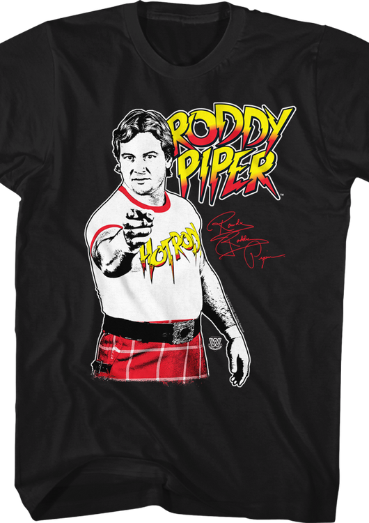 Rowdy Roddy Piper Autograph T-Shirt - main product image