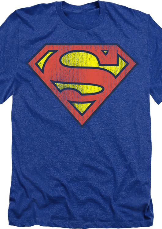 Royal Heather Superman Logo DC Comics T-Shirt - main product image