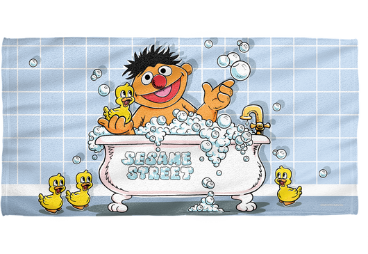 Rubber Duckie Sesame Street Towel - main product image
