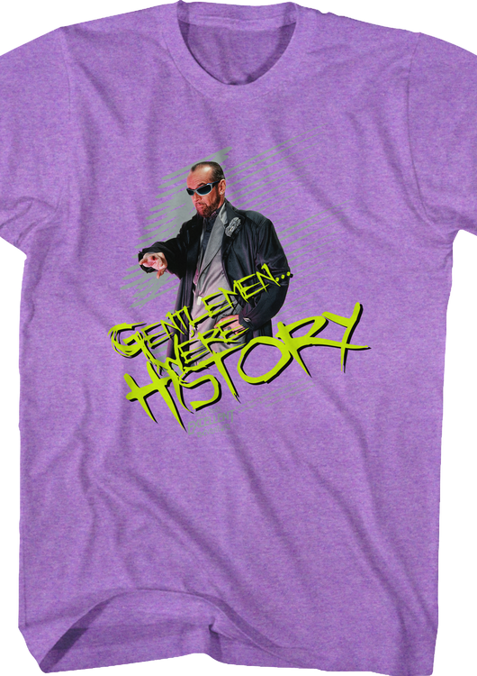 Purple Rufus We're History Bill And Ted's Excellent Adventure T-Shirt - main product image
