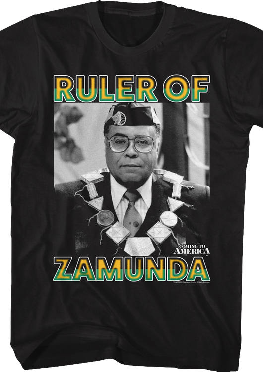 Ruler Of Zamunda Coming To America T-Shirt - main product image