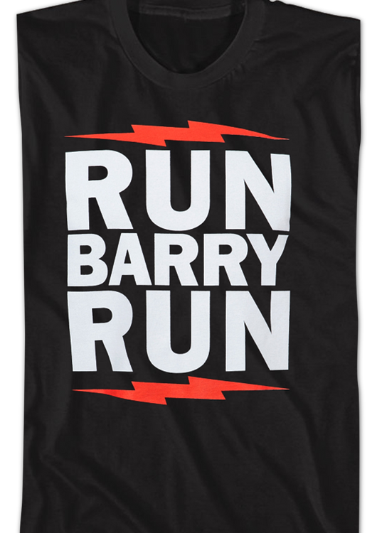 Run Barry Run The Flash DC Comics T-Shirt - main product image