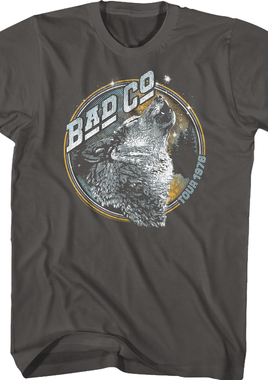 Run With The Pack 1976 Tour Bad Company T-Shirt - main product image