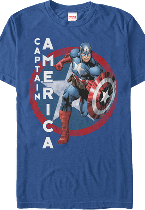 Running Captain America T-Shirt